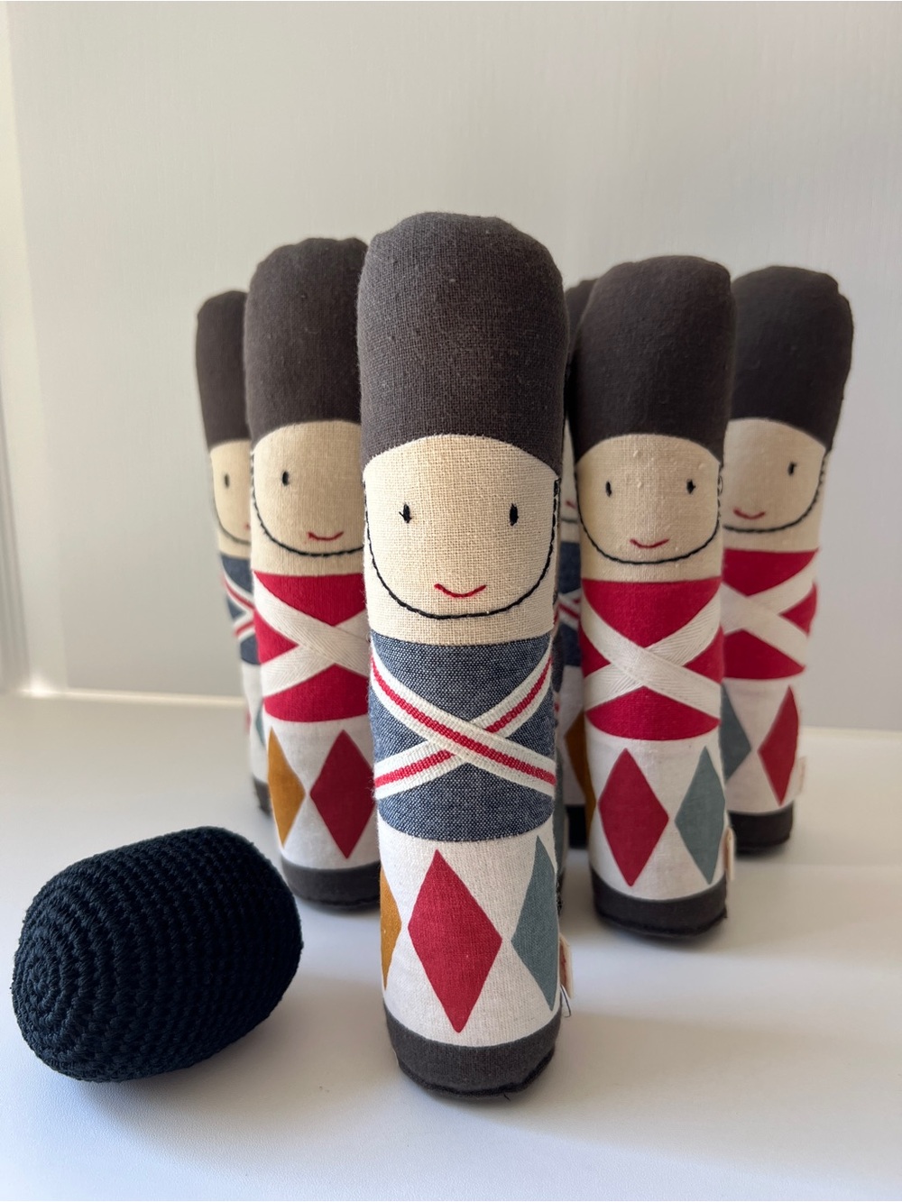 RARE - Maileg Soldier Skittles Bowling Set from Denmark